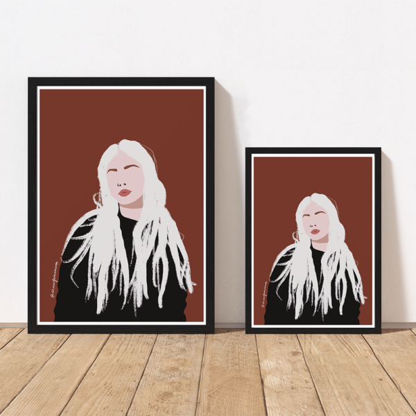 Affiche - Cheveux Blancs – Image 2
